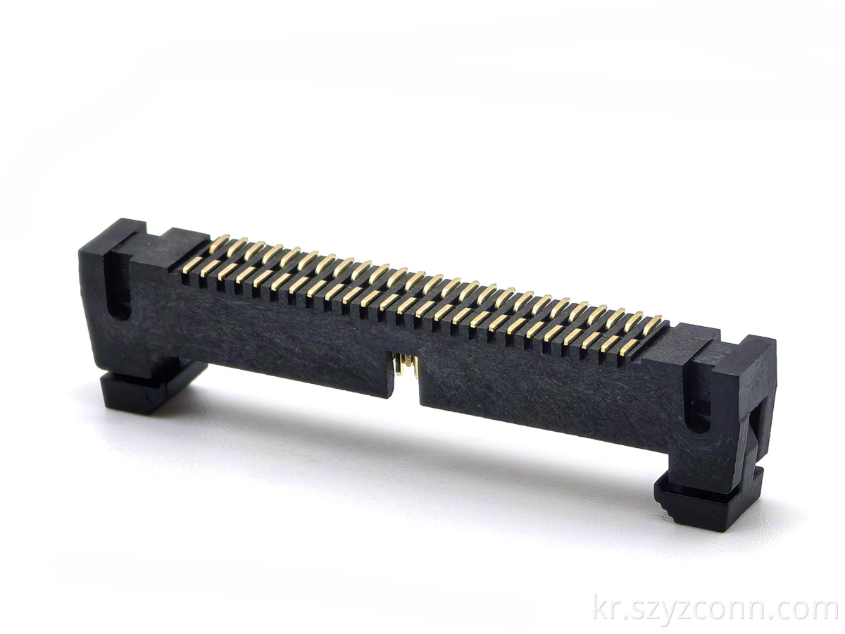1.27mm 피치 이젝터 헤더 커넥터 SMT 2*25P 1.27mm Pitch Ejector Header Connector SMT 2*25P